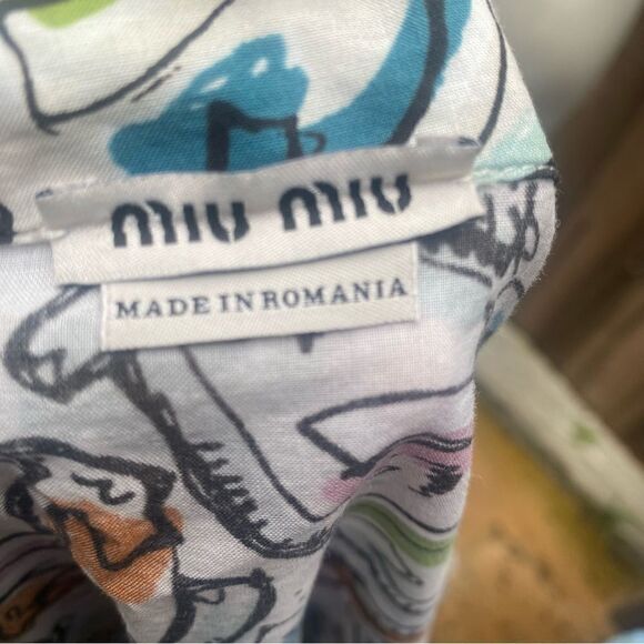 MIU MIU pastel print blouse - Picture 8 of 12